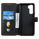 For Huawei P40 Lite 5G / Nova 7 SE Classic Calf Texture PU + TPU Horizontal Flip Leather Case, with Holder & Card Slots & Wallet(Black)