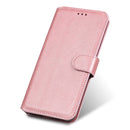 For Huawei P40 Lite 5G / Nova 7 SE Classic Calf Texture PU + TPU Horizontal Flip Leather Case, with Holder & Card Slots & Wallet(Rose Gold)