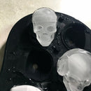Silicone Skull Spherical Ice Tray