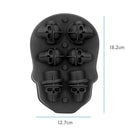Silicone Skull Spherical Ice Tray