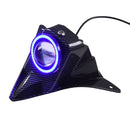 Motorcycle Modified LED Headlight for Yamaha NVX155 / AEROX155, Light Color:Blue Light(Black)