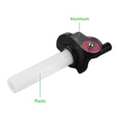 Off-road Motorcycle Modified 22mm Handle Throttle Clamp Hand Grip Big Torque Oil Visual Throttle Accelerator for with Cable(Red with Red Throttle Cable)