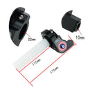 Off-road Motorcycle Modified 22mm Handle Throttle Clamp Hand Grip Big Torque Oil Visual Throttle Accelerator for with Cable(Red with Red Throttle Cable)