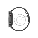 For Ticwatch GTX 22mm Three Buckle Stainless Steel Watch Band(Rose Gold)