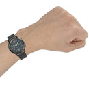 For Ticwatch GTX 22mm Three Buckle Stainless Steel Watch Band(Rose Gold)