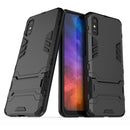 For Xiaomi Redmi 9A PC + TPU Shockproof Protective Case with Holder(Black)
