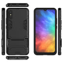For Xiaomi Redmi 9A PC + TPU Shockproof Protective Case with Holder(Black)