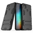 For Xiaomi Redmi 9C PC + TPU Shockproof Protective Case with Holder(Black)