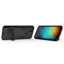 For Xiaomi Redmi 9C PC + TPU Shockproof Protective Case with Holder(Black)