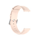 For Galaxy Watch Active3 / Galaxy Watch 3 41mm 20mm Universal Leather Watch Band(Light Pink)