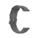 For Galaxy Watch Active3 / Galaxy Watch 3 41mm 20mm Universal Leather Watch Band(Grey)