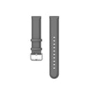 For Galaxy Watch Active3 / Galaxy Watch 3 41mm 20mm Universal Leather Watch Band(Grey)
