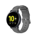 For Galaxy Watch Active3 / Galaxy Watch 3 41mm 20mm Universal Leather Watch Band(Grey)