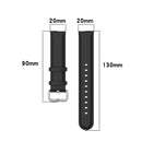 For Galaxy Watch Active3 / Galaxy Watch 3 41mm 20mm Universal Leather Watch Band(Grey)