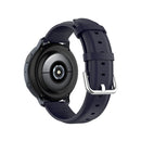 For Galaxy Watch Active3 / Galaxy Watch 3 41mm 20mm Universal Leather Watch Band(Navy Blue)