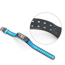 For Xiaomi Mi Band 5 Silicone Double Buckle Replacement Wrist Strap(Grey+Pink)