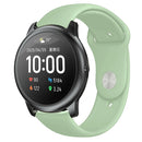 For Xiaomi Haylou Solar Silicone Reverse Buckle Replacement Wrist Strap(Turquoise)