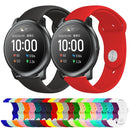 For Xiaomi Haylou Solar Silicone Reverse Buckle Replacement Wrist Strap(Navy Blue)