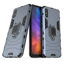 For Xiaomi Redmi 9A PC + TPU Anti-fall Protective Case with Magnetic Ring Holder(Navy Blue)