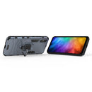 For Xiaomi Redmi 9A PC + TPU Anti-fall Protective Case with Magnetic Ring Holder(Navy Blue)