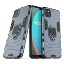 For OPPO Realme C11 PC + TPU Anti-fall Protective Case with Magnetic Ring Holder(Navy Blue)