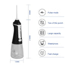 Portable Water Flosser Teeth Cleaner IPX8 Waterproof Electric Oral Irrigator, Capacity: 300ml(Black)