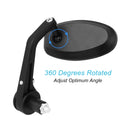 Motorcycle 7/8 inch Handle Bar End Rear View Mirrors