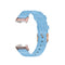 For Fitbit Charge 4 / Charge 3 / Charge3 SE Braided Nylon Watch Band Plastic Head, Size: Free Size(Light Blue)