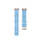 For Fitbit Charge 4 / Charge 3 / Charge3 SE Braided Nylon Watch Band Plastic Head, Size: Free Size(Light Blue)