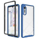 For LG Velvet Starry Sky Solid Color Series Shockproof PC + TPU Protective Case(Royal Blue)