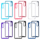 For LG Velvet Starry Sky Solid Color Series Shockproof PC + TPU Protective Case (Baby Blue)