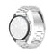 For Galaxy Watch 3 41mm Three Stainless Steel Watch Band, Size: 20mm(Silver)