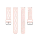 For Galaxy Watch 3 41mm R850 Silicone Solid Color Watch Band, Size: Free Size 20mm(Pink)