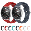 For Galaxy Watch 3 41mm R850 Silicone Solid Color Watch Band, Size: Free Size 20mm(Black)
