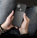 For Xiaomi Redmi 9C Thunderbolt Shockproof TPU Soft Case(Black)