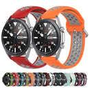 For Galaxy Watch 3 45mm Silicone Solid Color Watch Band, Size: Free Size 22mm(Black)