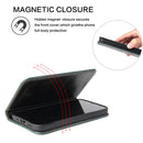 For iPhone 12 / 12 Pro Fierre Shann Retro Tree Bark Texture PU Magnetic Horizontal Flip Leather Case with Holder & Card Slots & Wallet(Green)