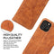 For iPhone 12 mini Fierre Shann Retro Tree Bark Texture PU Magnetic Horizontal Flip Leather Case with Holder & Card Slots & Wallet(Brown)