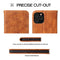 For iPhone 12 mini Fierre Shann Retro Tree Bark Texture PU Magnetic Horizontal Flip Leather Case with Holder & Card Slots & Wallet(Brown)