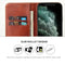 For iPhone 12 mini Fierre Shann Retro Tree Bark Texture PU Magnetic Horizontal Flip Leather Case with Holder & Card Slots & Wallet(Brown)