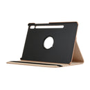 For Samsung Galaxy Tab S7 T870 2020 / Tab S8 Litchi Texture Horizontal Flip 360 Degrees Rotation Leather Case with Holder(Purple)