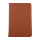 For Samsung Galaxy Tab S7 T870 2020 / Tab S8 Litchi Texture Horizontal Flip 360 Degrees Rotation Leather Case with Holder(Brown)