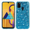 For Samsung Galaxy A21s Glitter Powder Shockproof TPU Protective Case(Blue)