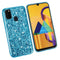 For Samsung Galaxy A21s Glitter Powder Shockproof TPU Protective Case(Black)