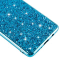 For Samsung Galaxy A41 Glitter Powder Shockproof TPU Protective Case(Blue)