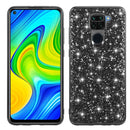 For Xiaomi Redmi Note 9 / 10X 4G Glitter Powder Shockproof TPU Protective Case(Black)