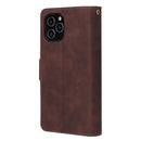 For iPhone 12 / 12 Pro Multifunctional Retro Frosted Horizontal Flip Leather Case with Card Slot & Holder & Zipper Wallet & Photo Frame & Lanyard(Coffee)