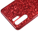 For OPPO A91 / F5 / Reno3 Glitter Powder Shockproof TPU Protective Case(Red)
