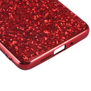 For OPPO A91 / F5 / Reno3 Glitter Powder Shockproof TPU Protective Case(Red)