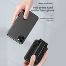 T6 2 in 1 Portable Folding Stand Wireless Charging, Style:Double Charge(Black)